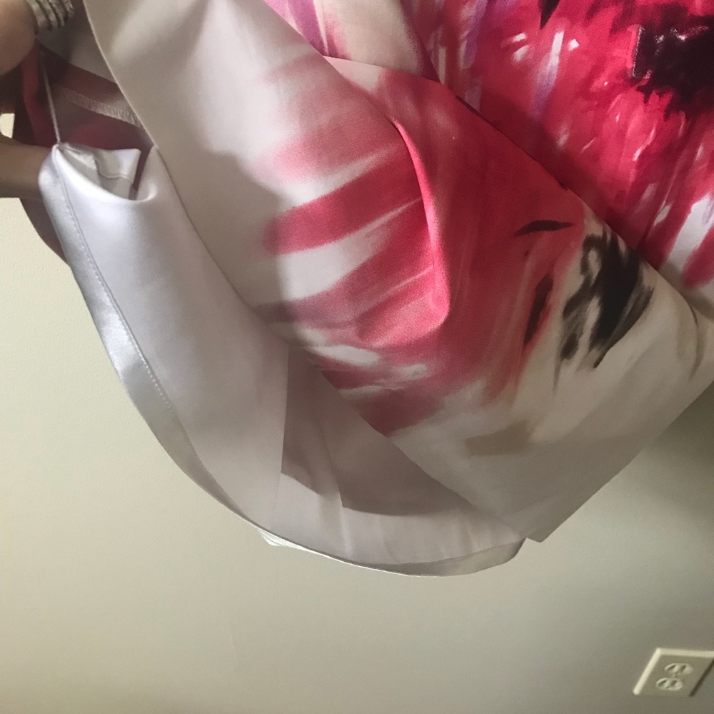 Tahari multicolored floral sleeveless dress - Picture 7 of 7